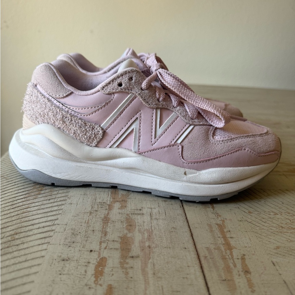 New Balance Pink and White Women's Sneakers